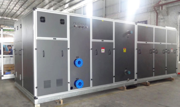 東莞華訊大宅會所室內(nèi)游泳池項目的Blueway除濕熱泵已順利交付