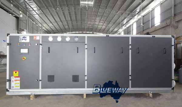 呼和浩特博物館的Blueway三集一體泳池除濕熱泵已順利出貨