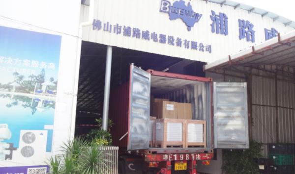 ueway品牌的空氣源熱泵已順利出口到墨西哥