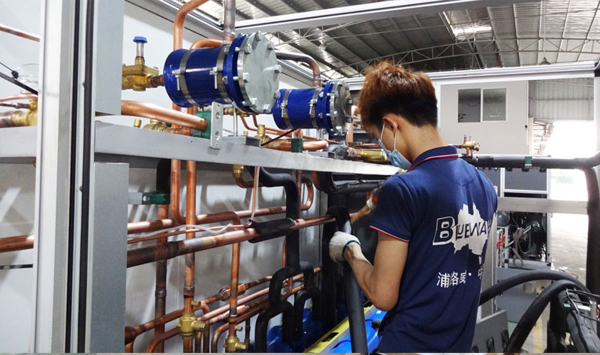 江蘇學(xué)校文體中心的Blueway三集一體除濕熱泵已如期完成交付