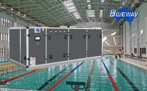 室內(nèi)泳池恒溫除濕用什么？當(dāng)然是三集一體恒溫除濕熱泵啦！